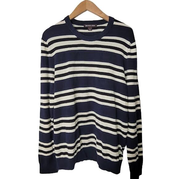 Michael Kors- Striped Men's Sweater- size Large - Picture 2 of 10